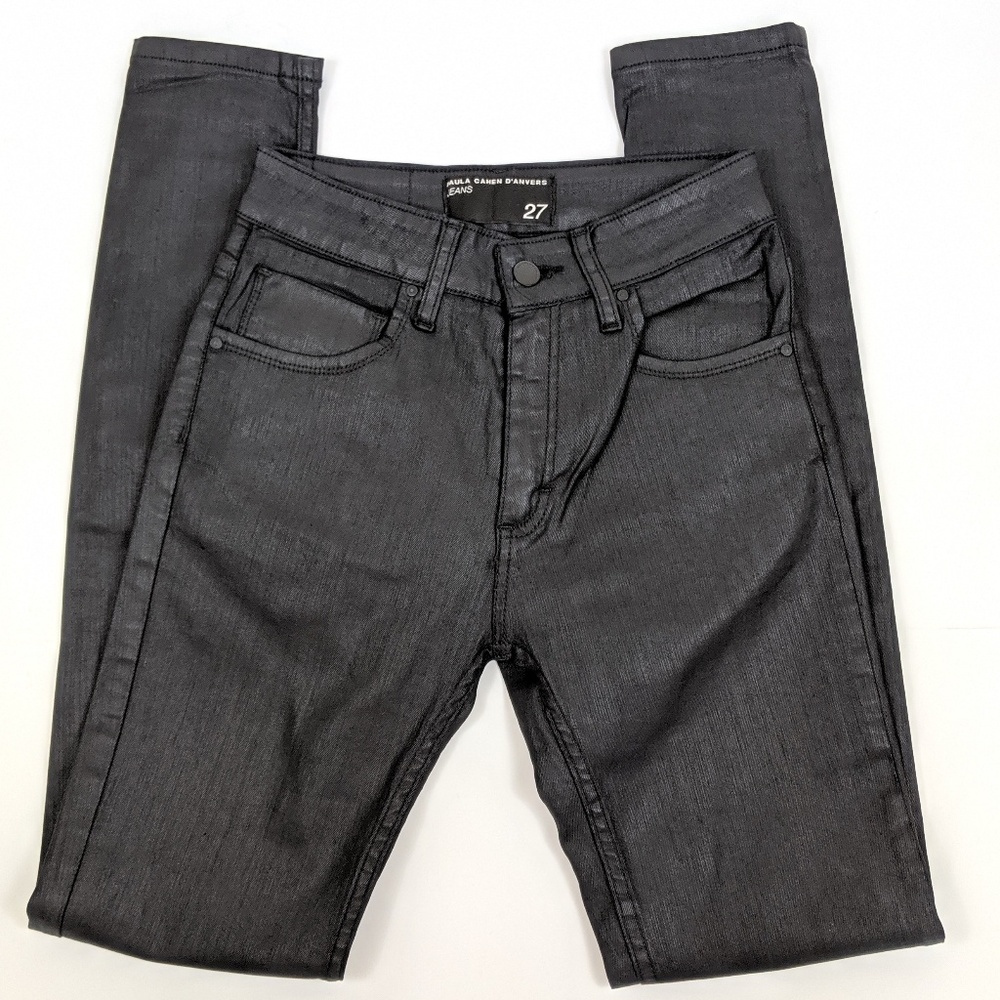 Paula Cahen D'Anvers Black Jeans sz 27 - Picture 4 of 6